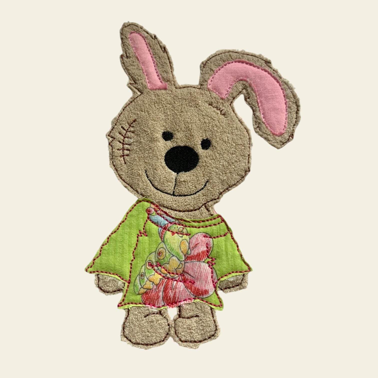 Stickdatei Doodle Hase Applikation Hase Bunny Set 794 - Sewando