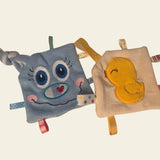 Stickdatei Schmusetuch Baby Ente und Gesicht / Schnullertuch In the Hoop 650 - Sewando