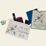 Stickdatei Diabetes Set mit Blume Set 962 - Sewando