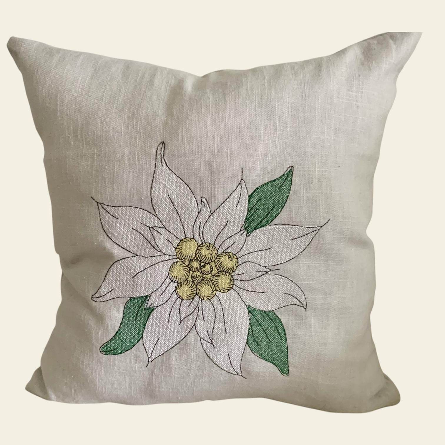 Stickdatei Edelweiss Lineare Art Blume Set 962 - Sewando