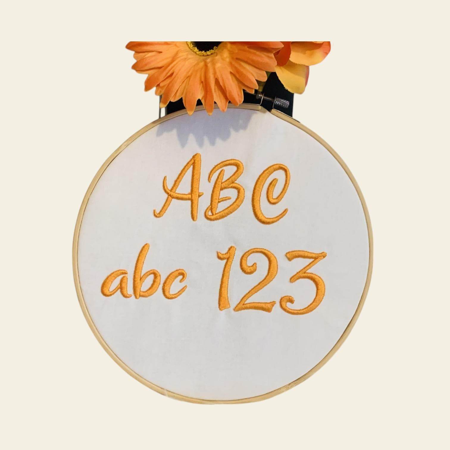 Stickdatei 3D Sweet Schrift ca. 50mm Set 592 - Sewando