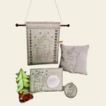 Stickdatei Rentier Adventskalender Geschenkanhänger Mug Rug Set 886a Weihnachten - Sewando