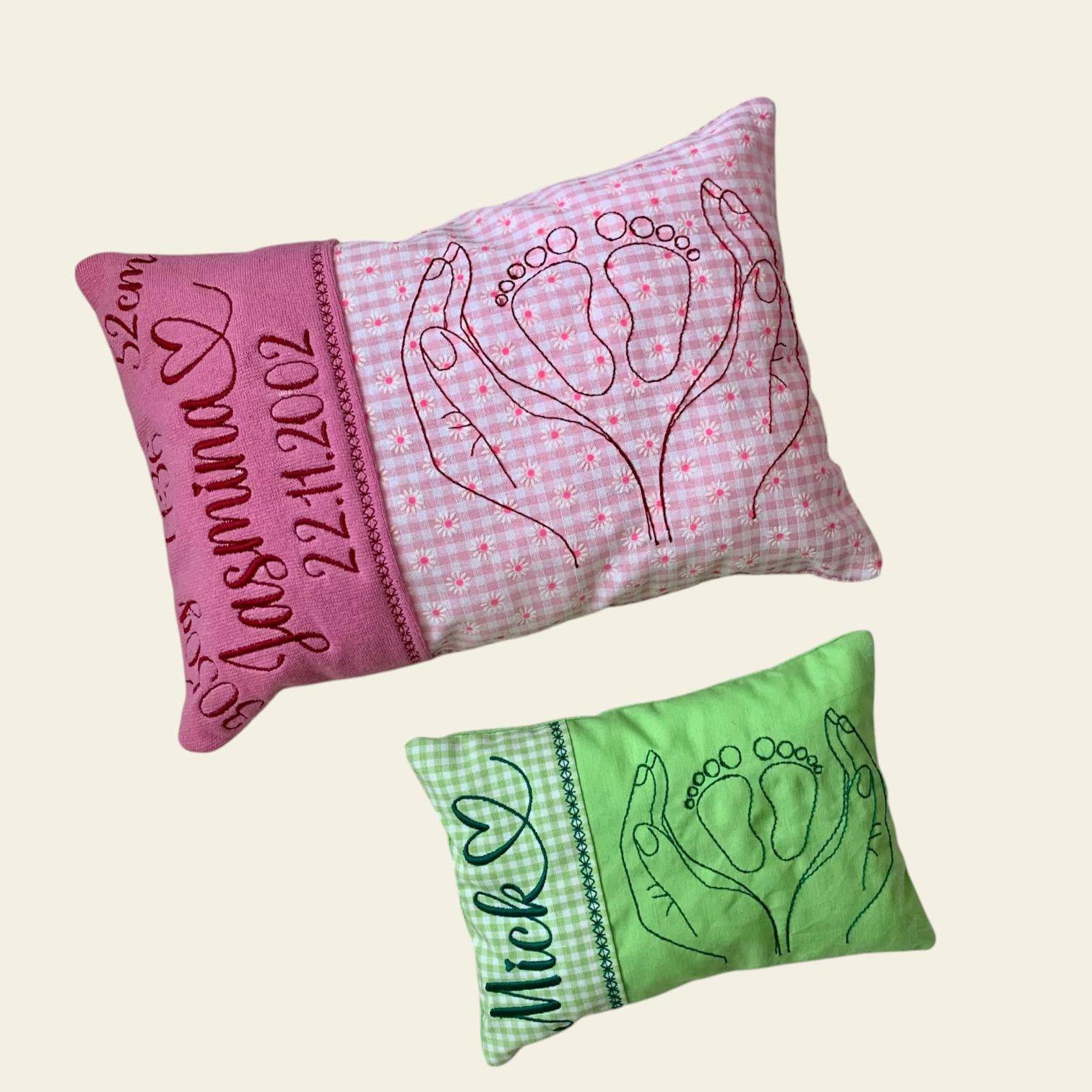 Stickdatei Babyfüsse mit Hände Set 831 - Sewando