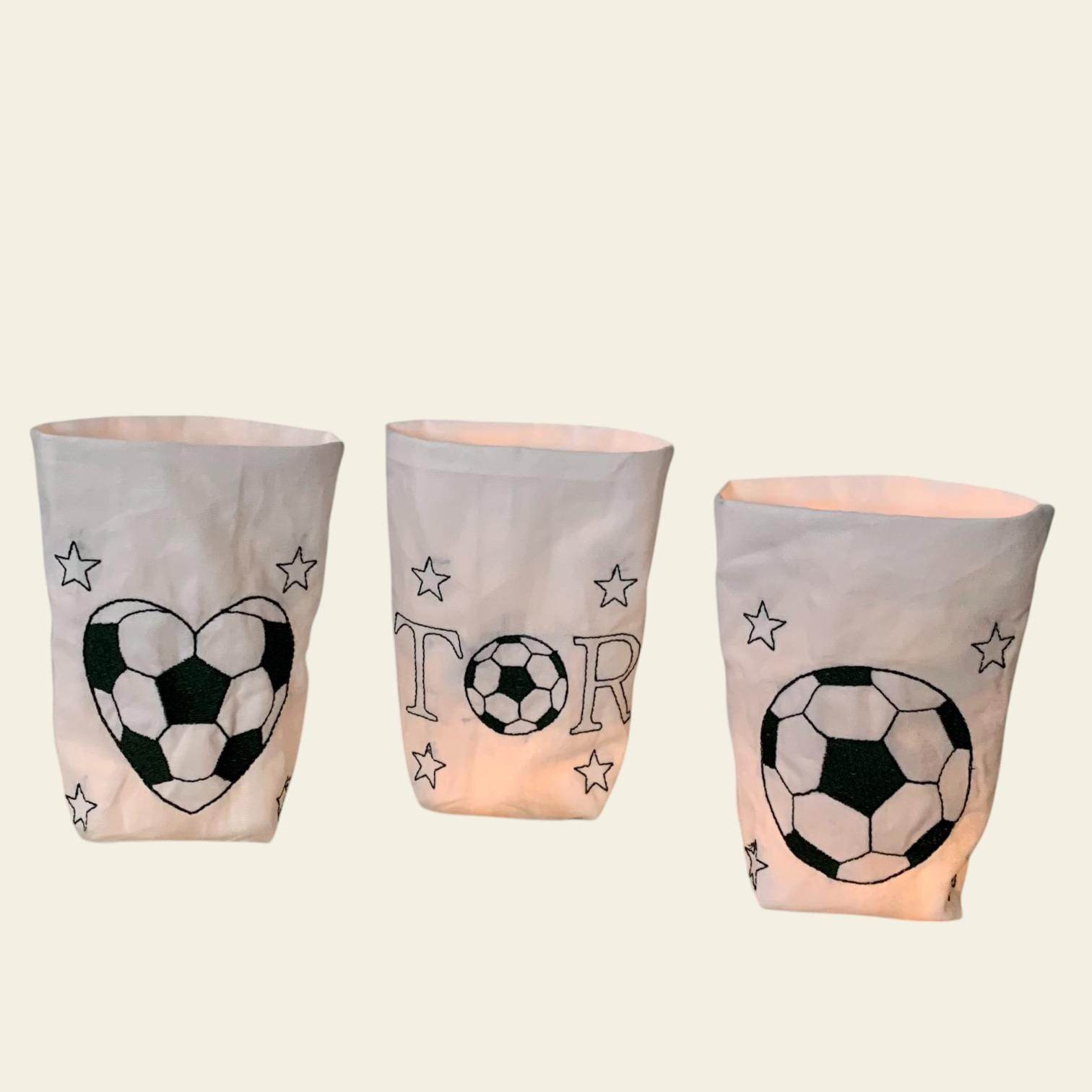 Stickdatei Fussball Lichthülle Set 769 - Sewando