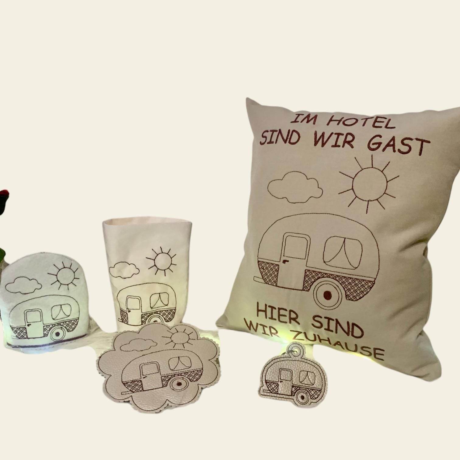 Stickdatei Wohnwagen XXL Geschenkset Set 779 - Sewando