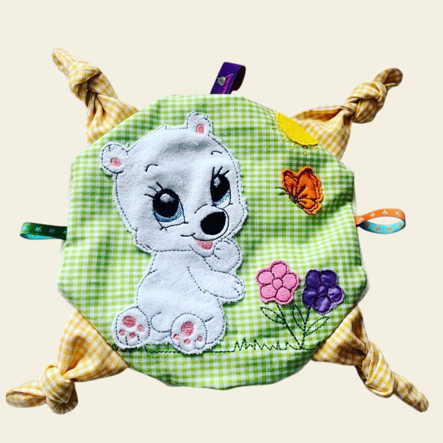 Stickdatei Knistertuch Teddy Set 818 - Sewando