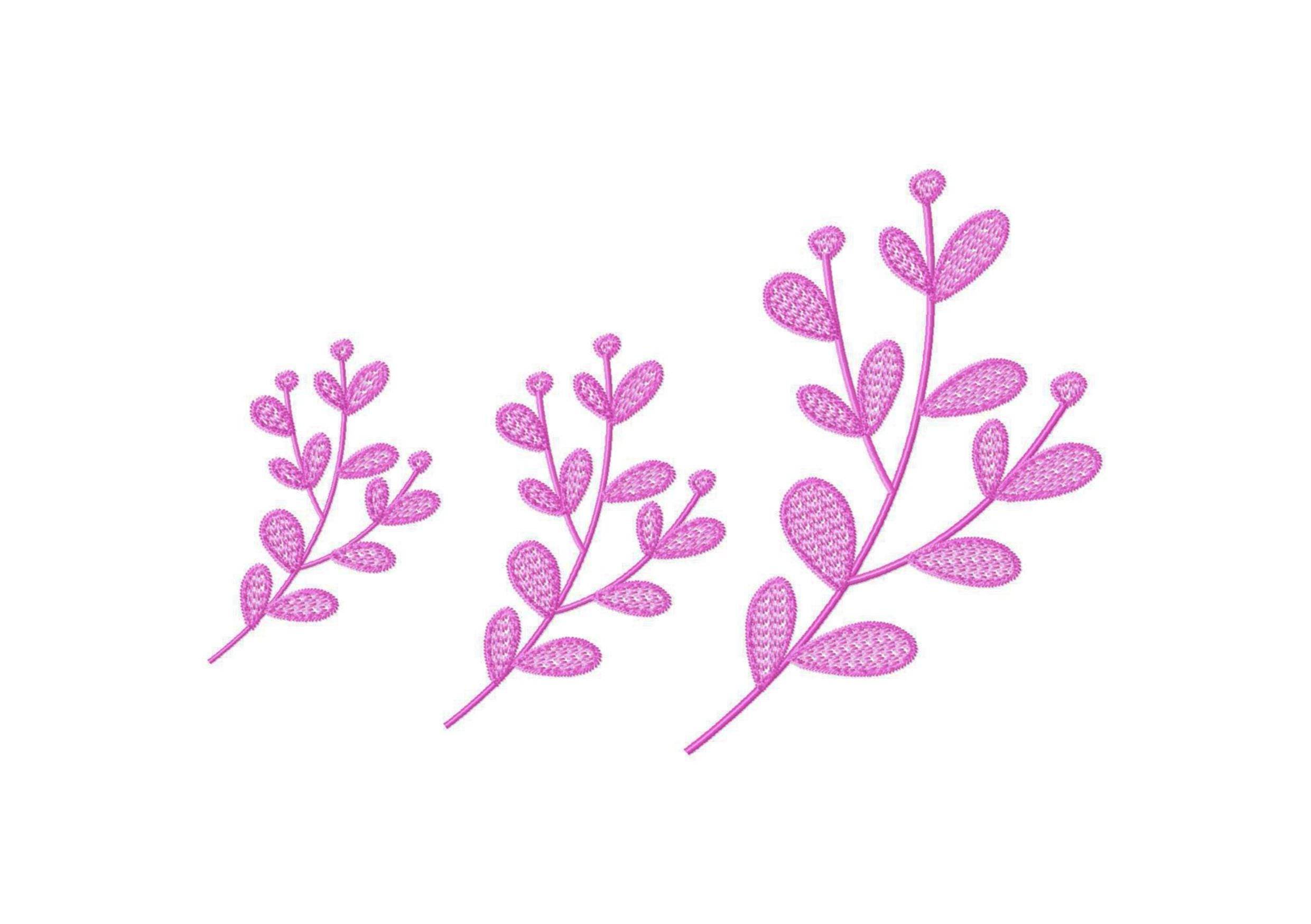 Stickdatei Spitzenblume, Spitzenimitation in drei Größen - Sewando