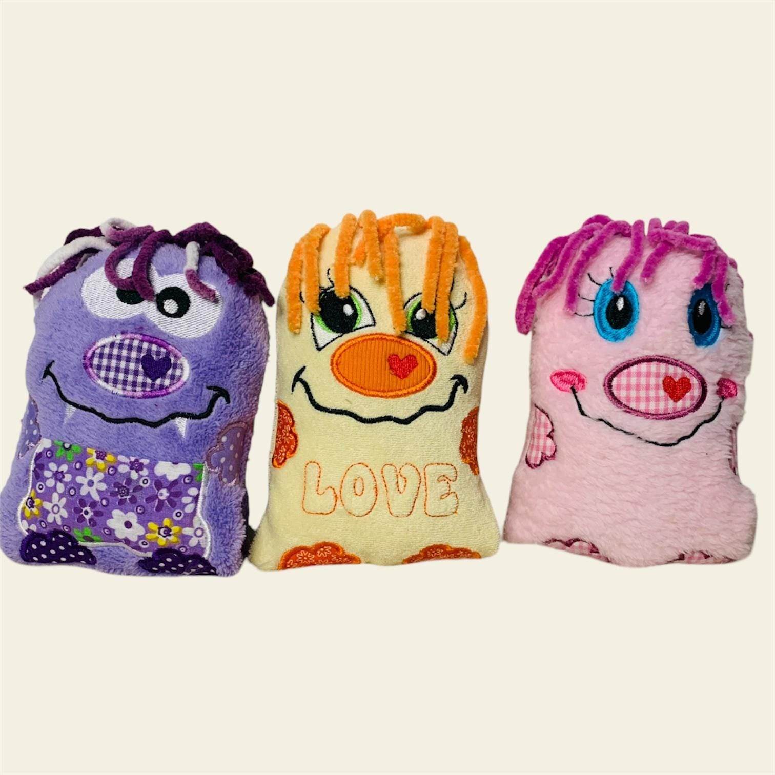 Stickdatei Schnobbel Monster 13x18 Set 2500 - Sewando