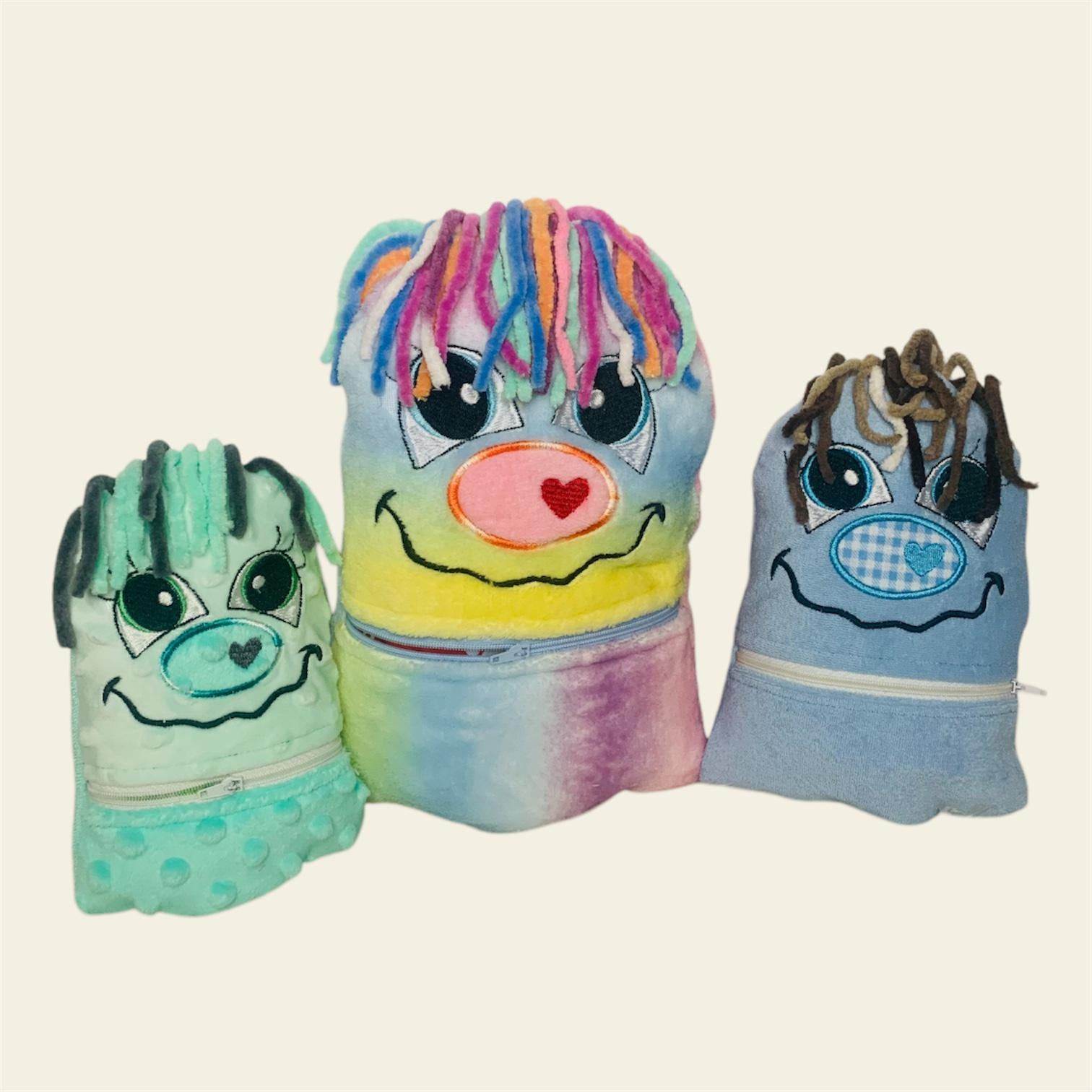 Stickdatei Schnobbel Kummer Monster Set 2506 - Sewando