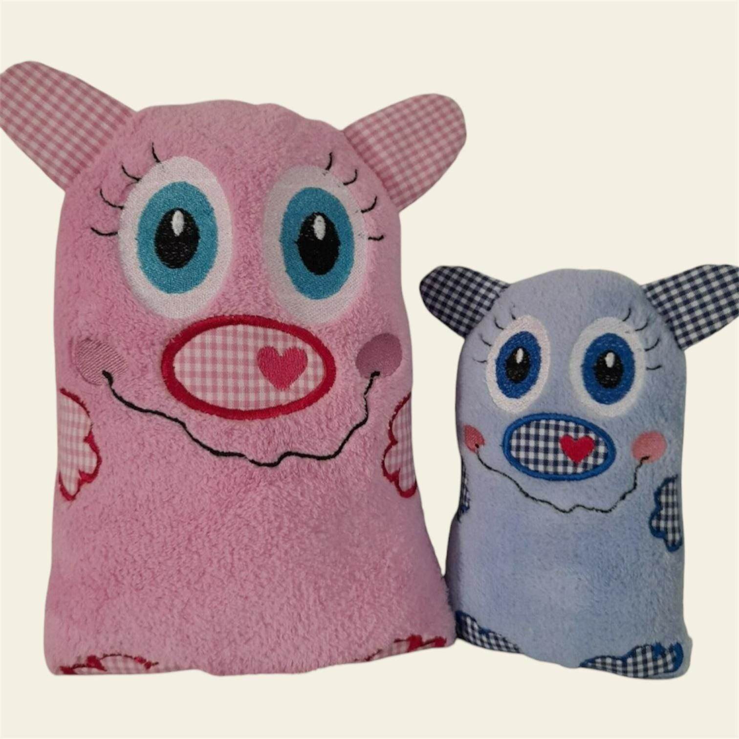 Stickdatei Kuscheltier Monster Schnobbel Set 640 - Sewando