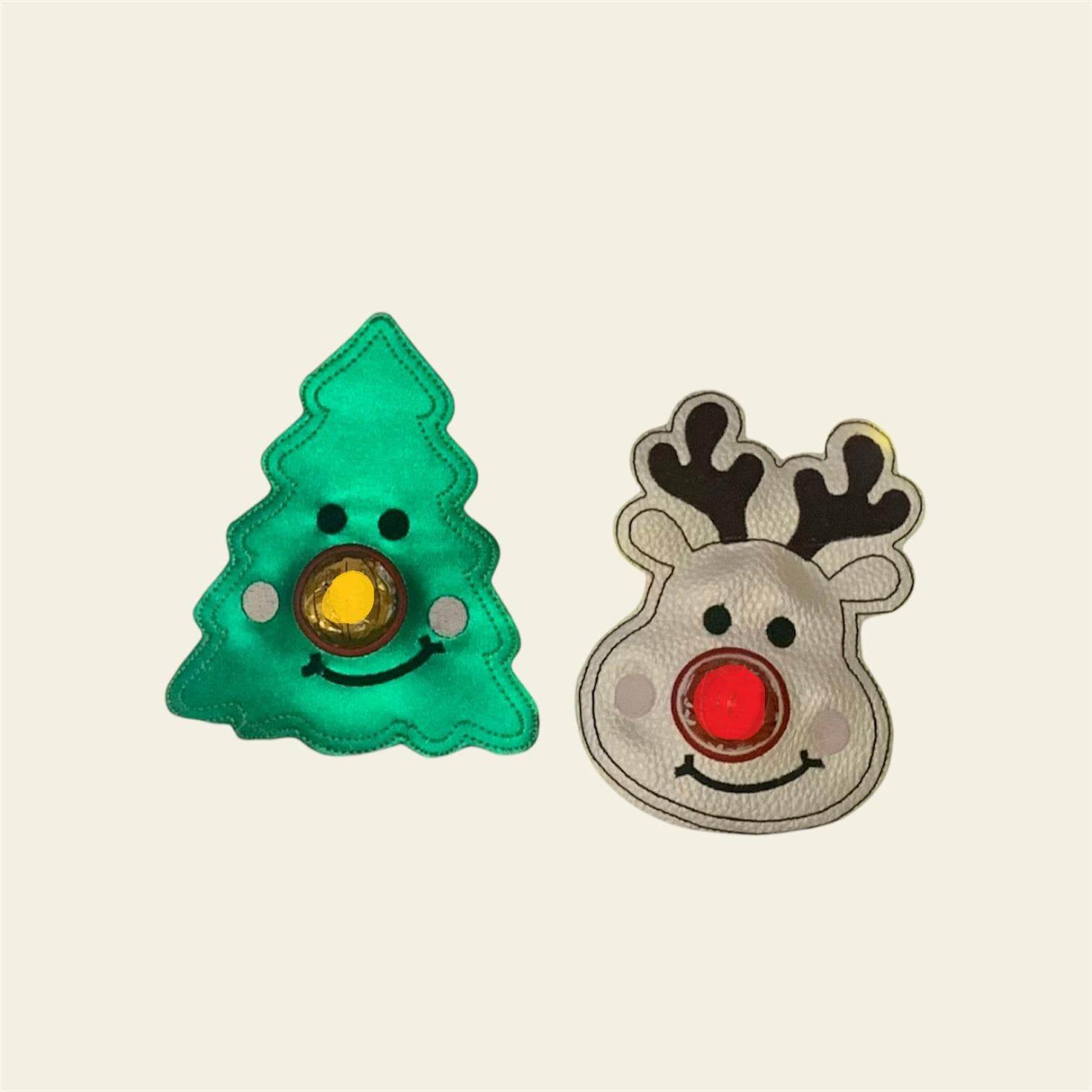 Stickdatei Weihnachten Tannenbaum Rentier mit Schoki Nase13x18 Set 774 - Sewando