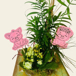 Stickdatei Schwein Stabhalter Blumenstecker Set 992 - Sewando
