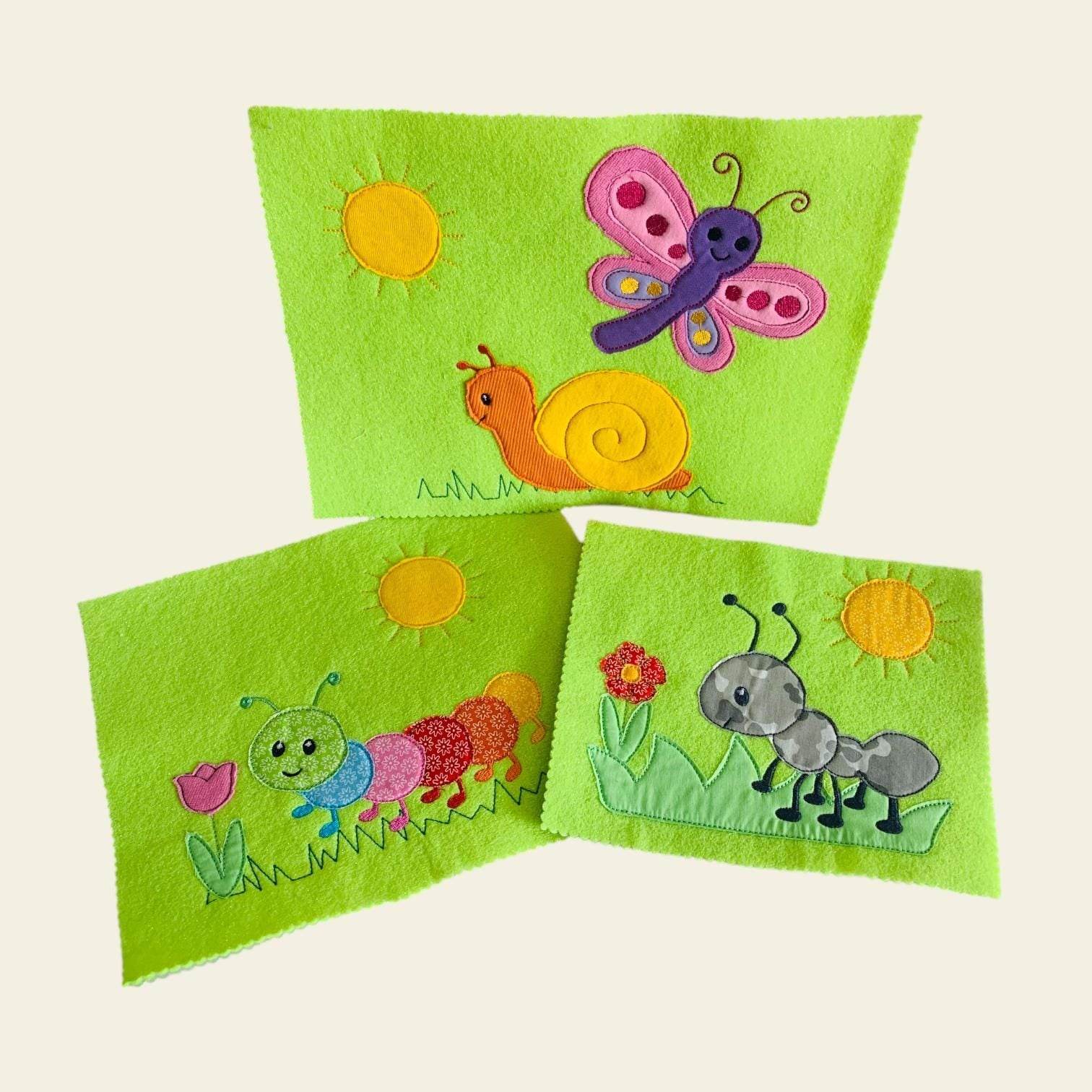 Stickdatei Doodle Applikation Tiere Set 851/1 - Sewando