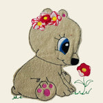 Stickdatei Doodle 3 Girl Teddy Bär Applikation Set 733 - Sewando