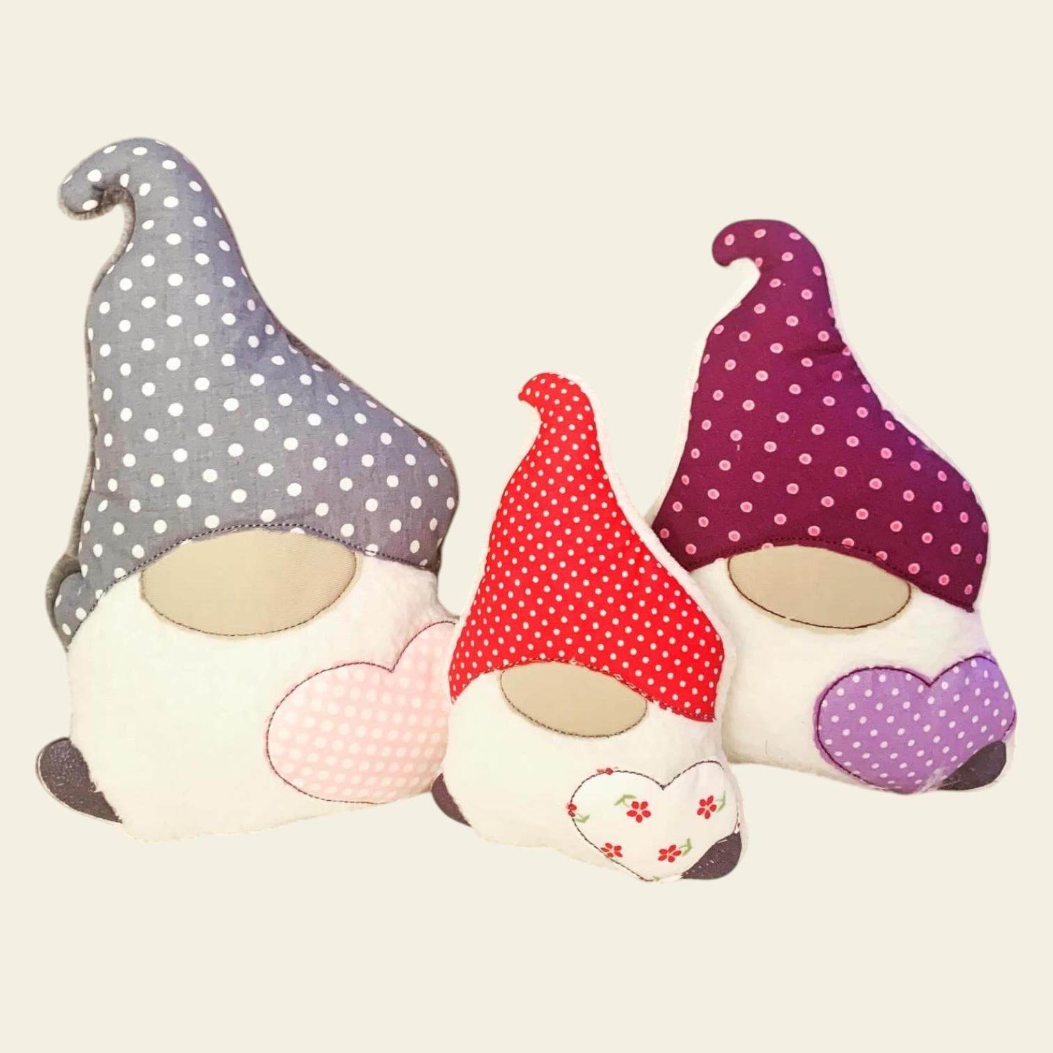 Stickdatei Doodle Wichtel Gnome mit Herz In the Hoop Set 907 - Sewando
