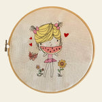 Stickdatei Sommer Girl 4 Set 947 - Sewando