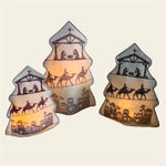 Stickdatei Krippenbaum Weihnachten Krippe Heilige Familie Set 902 LED - Sewando