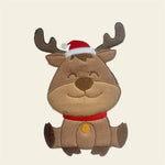 Stickdatei Weihnachten Doodle Rentier Elch Set 900 - Sewando