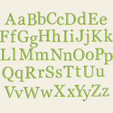 Stickdatei ABC 25mm Buchstaben Schrift Alphabet Set 605 - Sewando