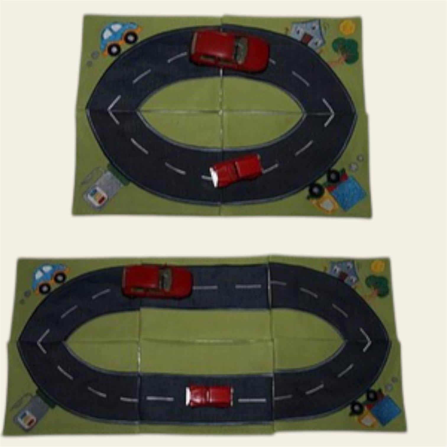 Stickdatei Auto Rennbahn /Spielteppich Set 262 - Sewando