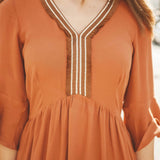 Bohokleid Sommerkleid Bluse VALENTINA, Gr. 32-50, PDF Schnittmuster - Sewando