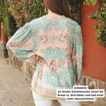 Boho Tunika mit Stehkragen KAYA, Gr. 32-50, PDF Schnittmuster - Sewando
