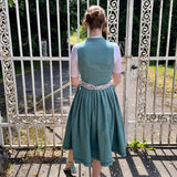 Dirndl ISABELLA hochgeschlossen mit Stehkragen, 2 Ausschnittvarianten, B-Cup, Gr. 32-50, PDF Schnittmuster