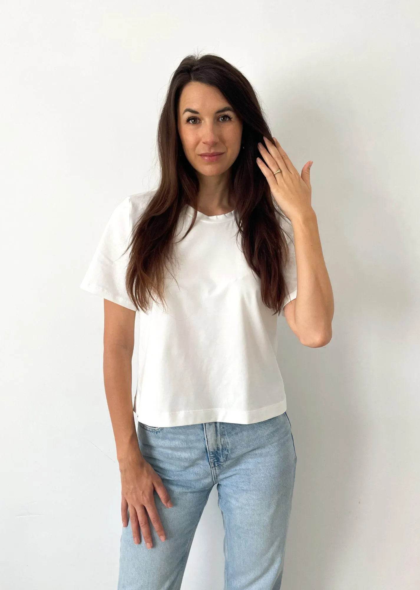 oversize T-Shirt 2 Ausschnitte, C/D+ Cup, RELAXED SHIRT, PDF Schnittmuster - Sewando