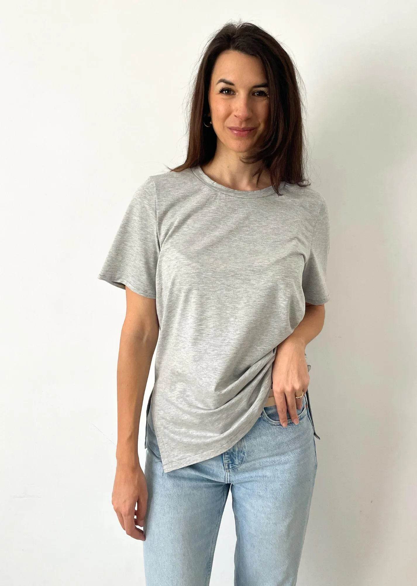 oversize T-Shirt 2 Ausschnitte, C/D+ Cup, RELAXED SHIRT, PDF Schnittmuster - Sewando