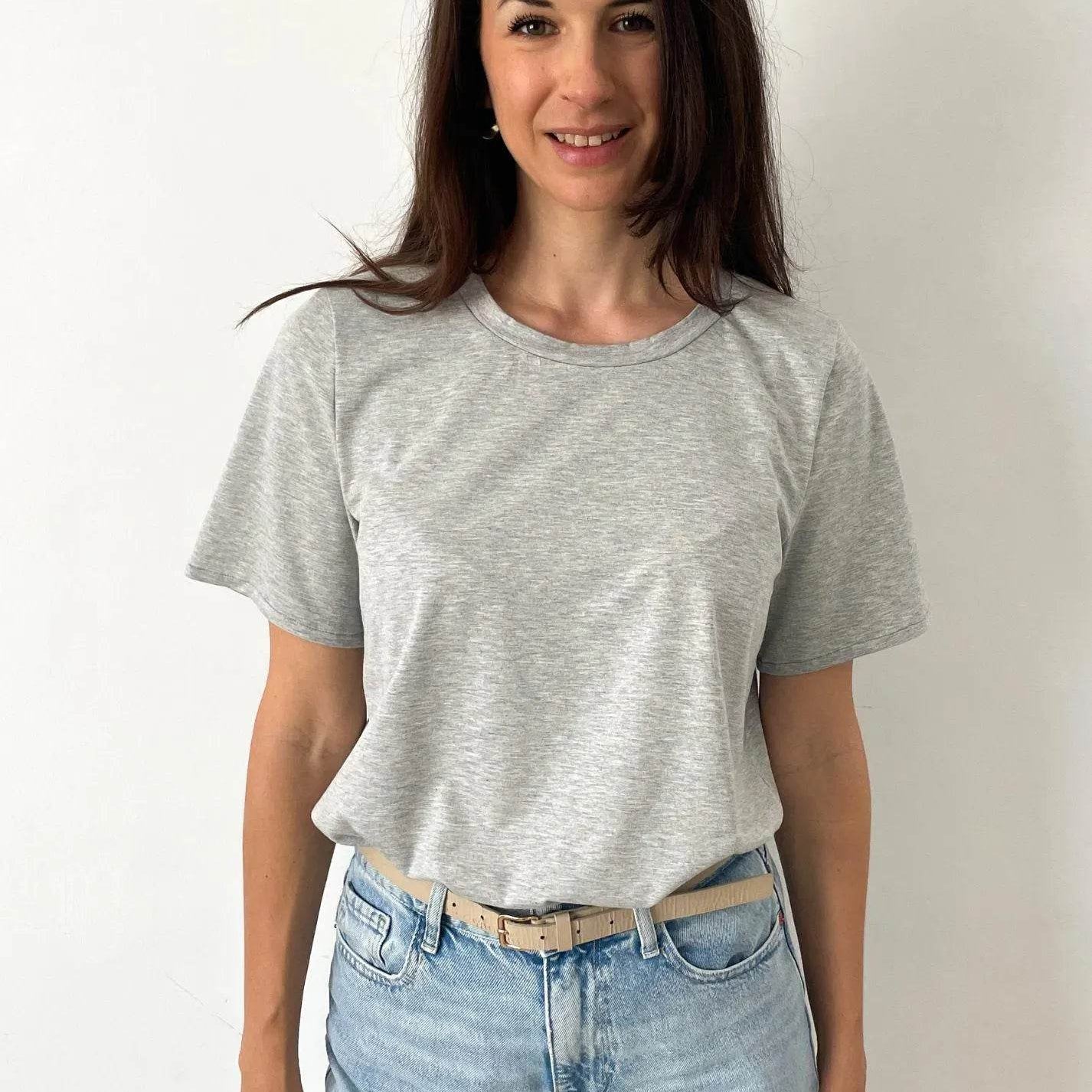 oversize T-Shirt 2 Ausschnitte, A/B Cup, RELAXED SHIRT, PDF Schnittmuster - Sewando