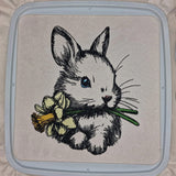 Stickdatei Hase "Ilona"  - realistisch - FÜR HELLE STOFFE