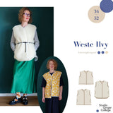 Ilvy Weste 34–52 – Schnittmuster und Anleitung