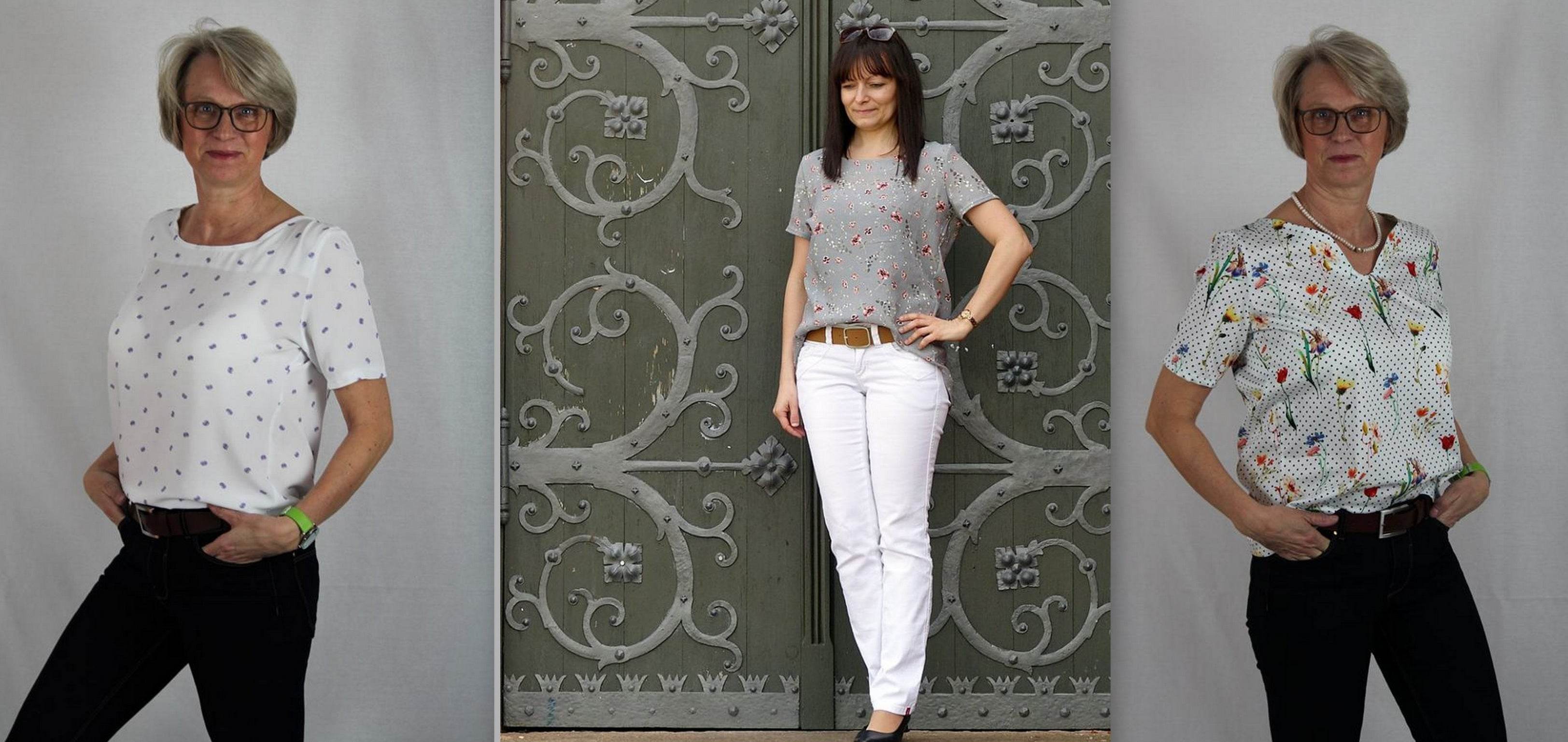 Schnittmuster Bluse CLARIELLA Gr. XS-XL - Sewando
