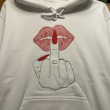 Stickdatei Statement Mittelfinger mit Lippen Set 2645