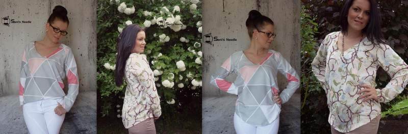 Schnittmuster Bluse/ Tunika ANKI Gr. XS-XXL : - Sewando