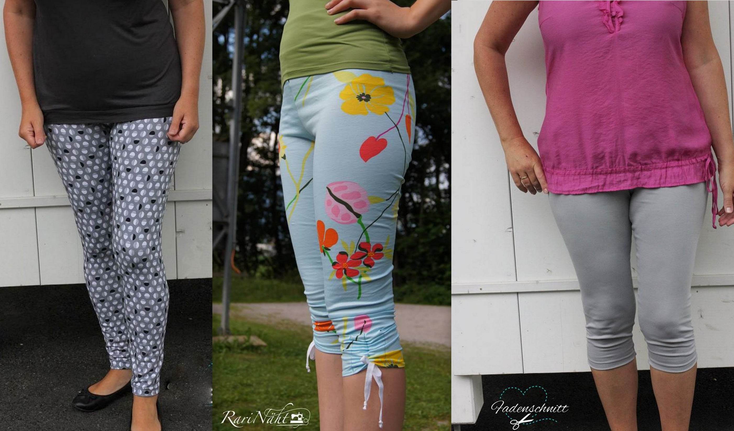 Schnittmuster Leggins LORA Gr. XS-XXL : - Sewando