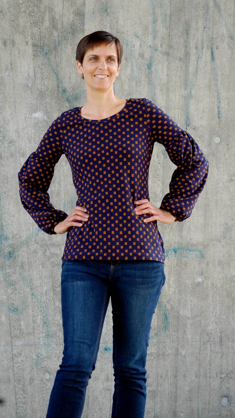 Schnittmuster Shirt Kleid AMALIA Gr. XS-XXXL : - Sewando