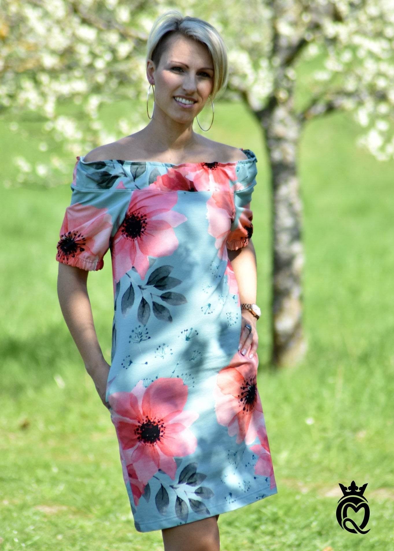Schnittmuster Bluse / Kleid FLORIS Gr. 34-48 : - Sewando