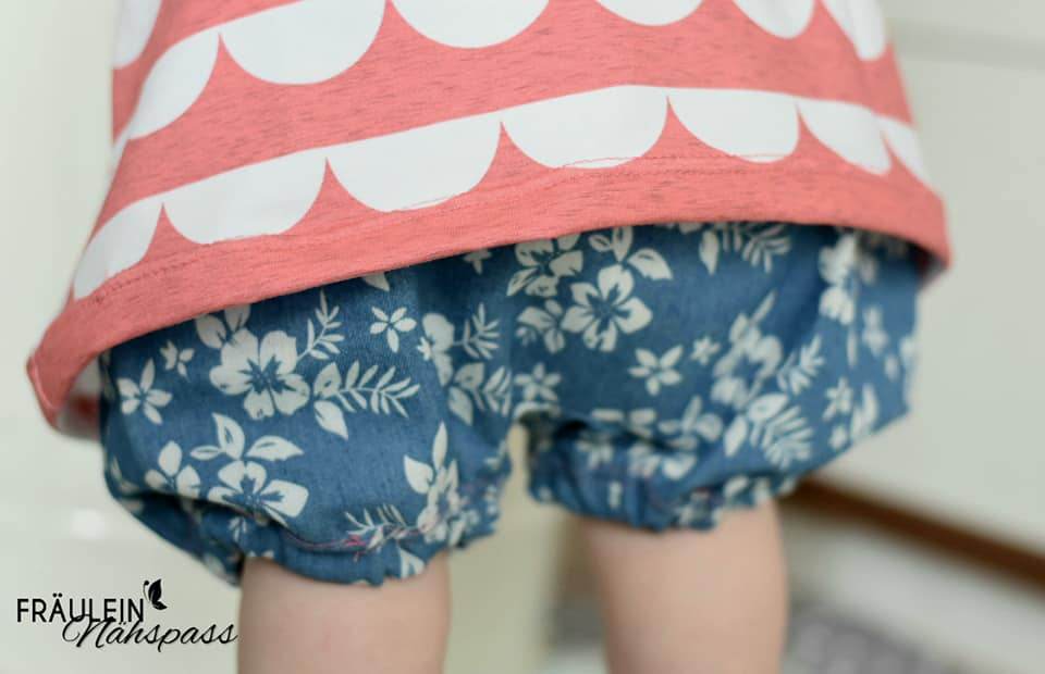 Schnittmuster Newborn LOU kurze Hose Gr. 50-92 : - Sewando