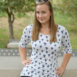 Schnittmuster Shirt Kleid AMALIA Gr. XS-XXXL : - Sewando