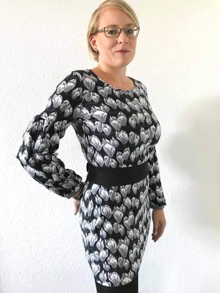 Schnittmuster Shirt Kleid AMALIA Gr. XS-XXXL : - Sewando