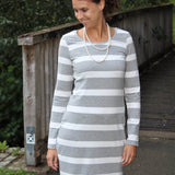 Schnittmuster Shirt Kleid AMALIA Gr. XS-XXXL : - Sewando