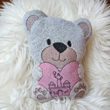 Stickdatei Teddy XXL mit Fussball Herz Set 2690