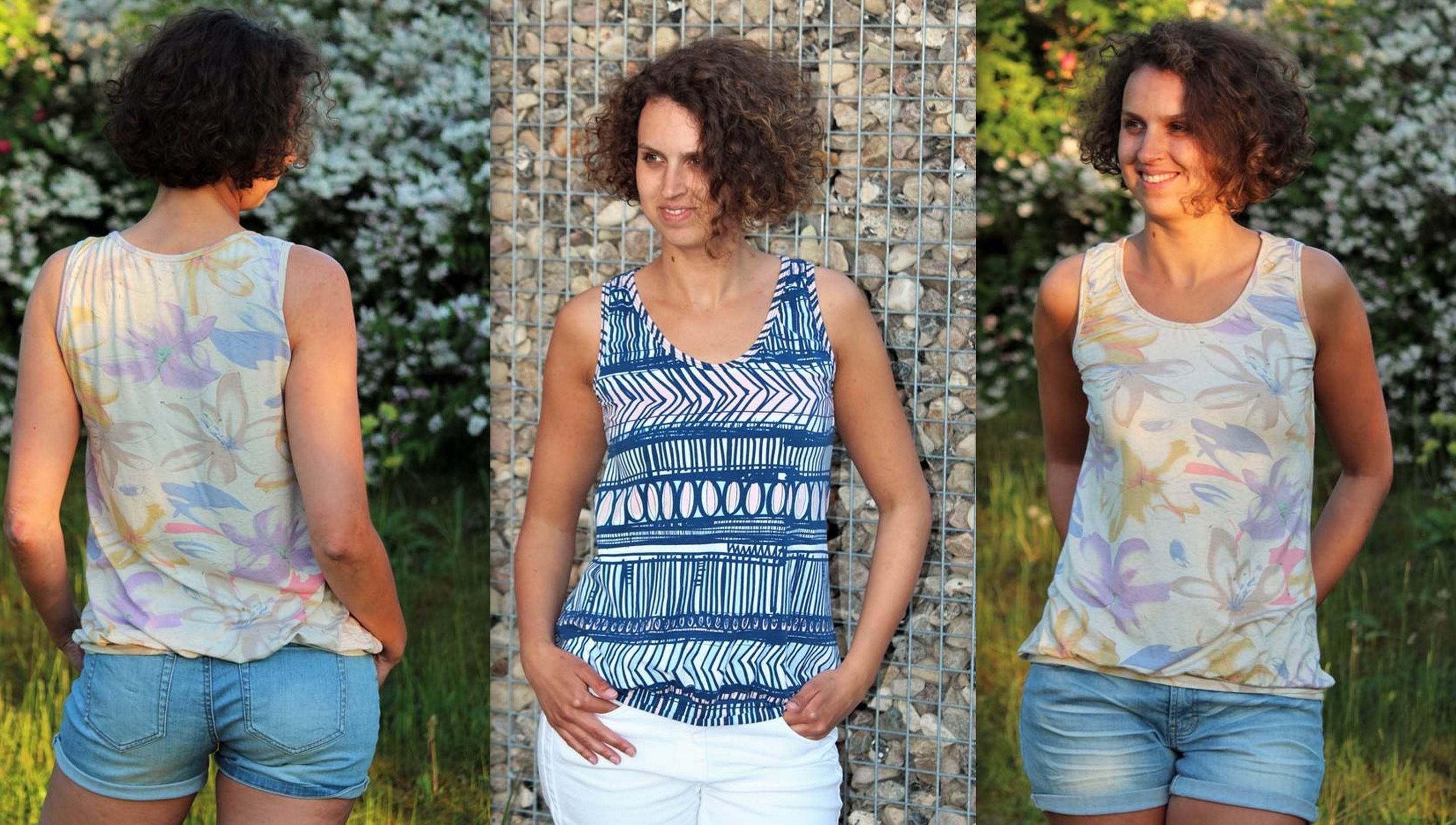 Schnittmuster Top LANIA Gr. XS-XXL : - Sewando