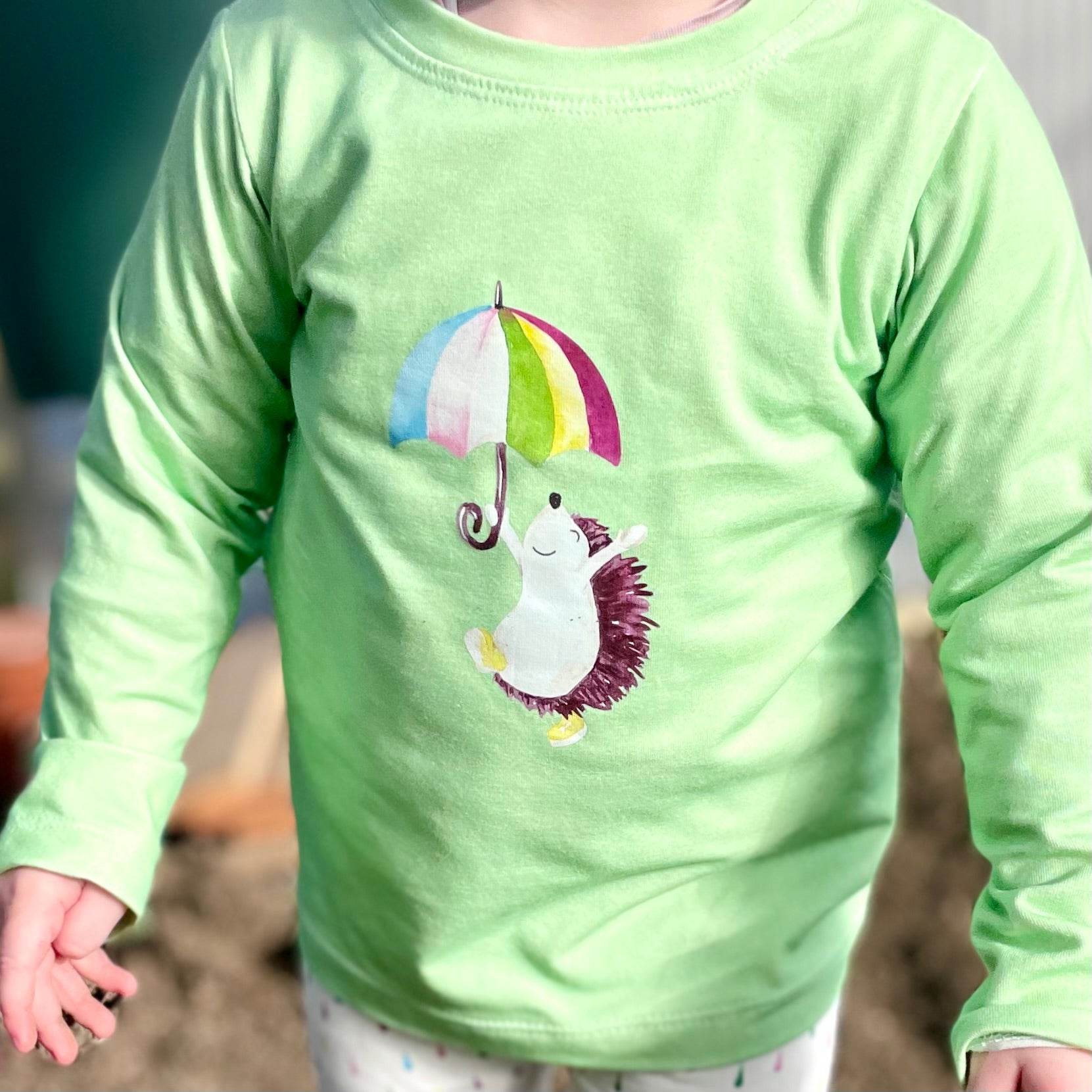 5-teiliges DIY-Bild-Set als PNG – Aquarell-Regenschirme für Kinder, Deko & Scrapbooking, T-shirt Druck - Sewando