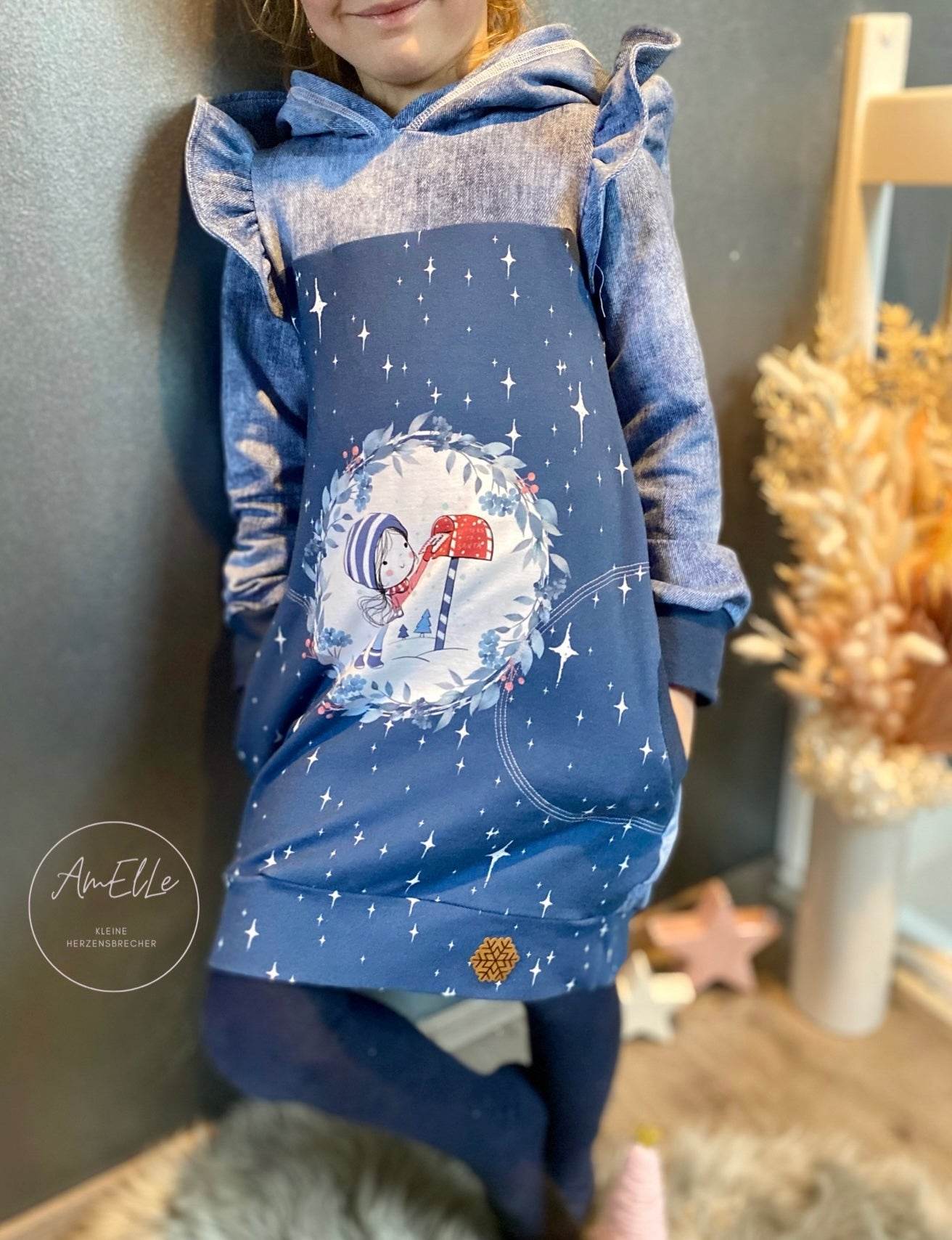 Schnittmuster Sweatkleid Milli Gr. 86-110 - Sewando