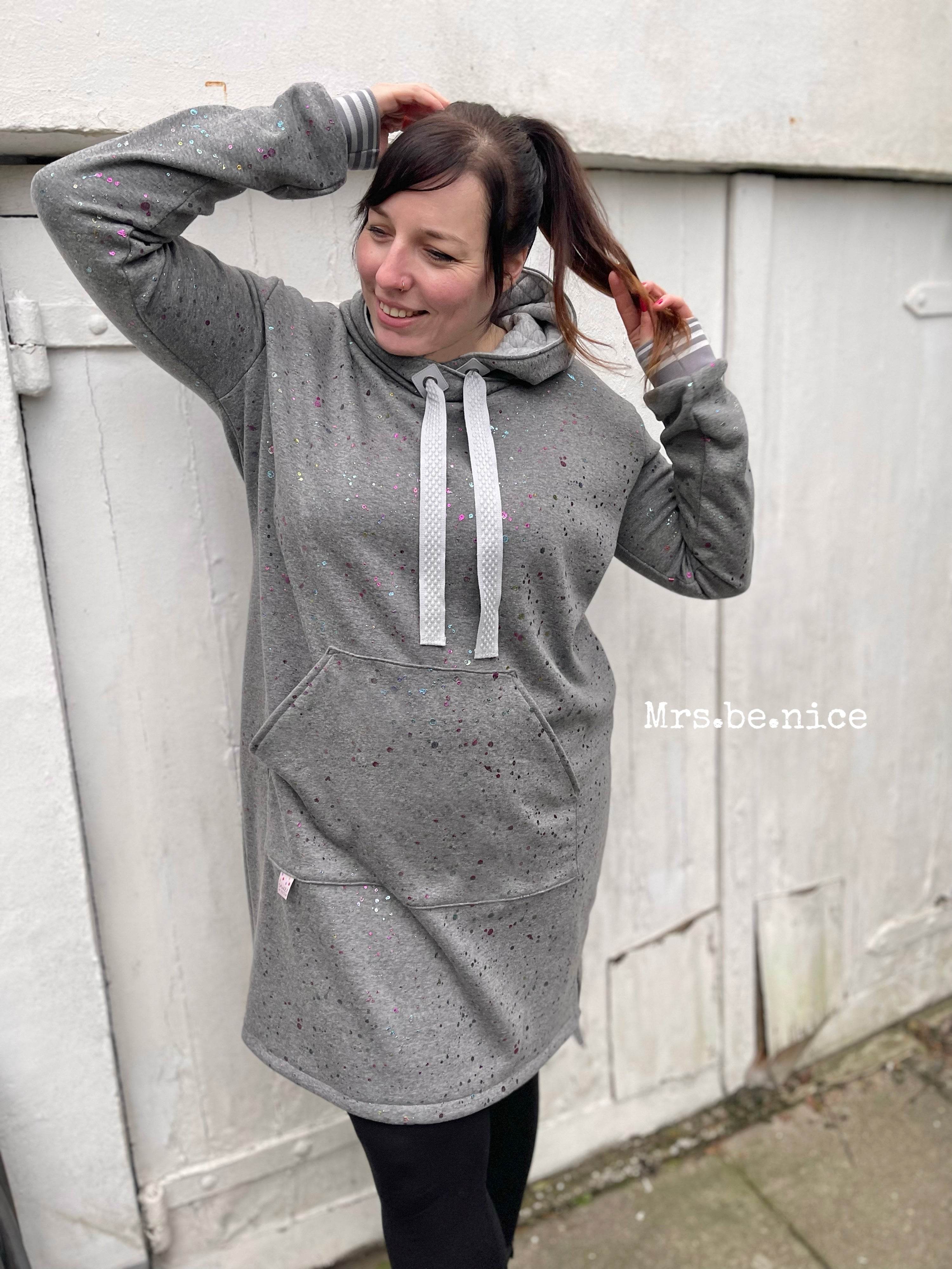 Schnittmuster Sweatkleid Elli Gr. XS-XL - Sewando