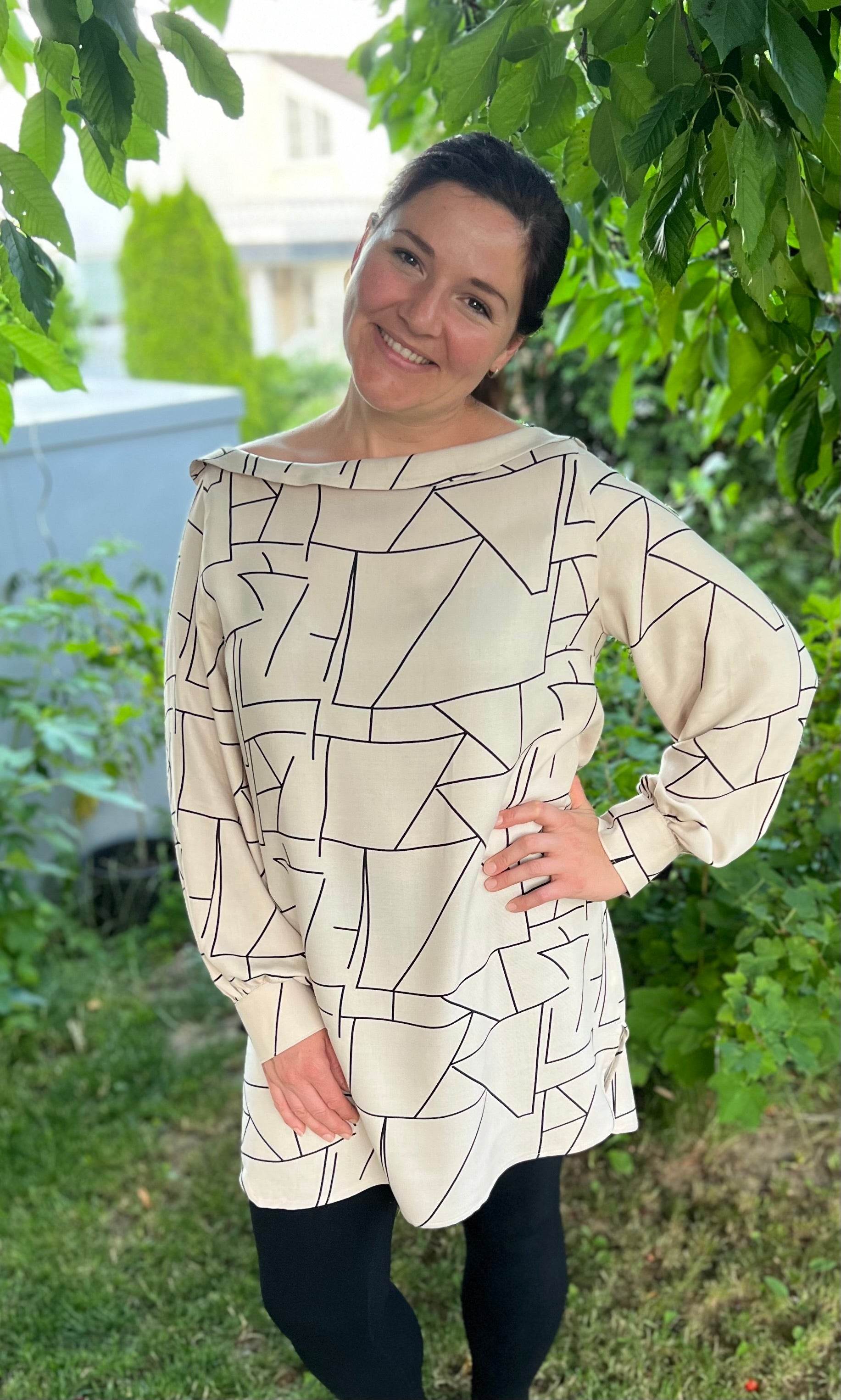 Schnittmuster Hemdbluse Ottilia Gr. 34-50 - Sewando