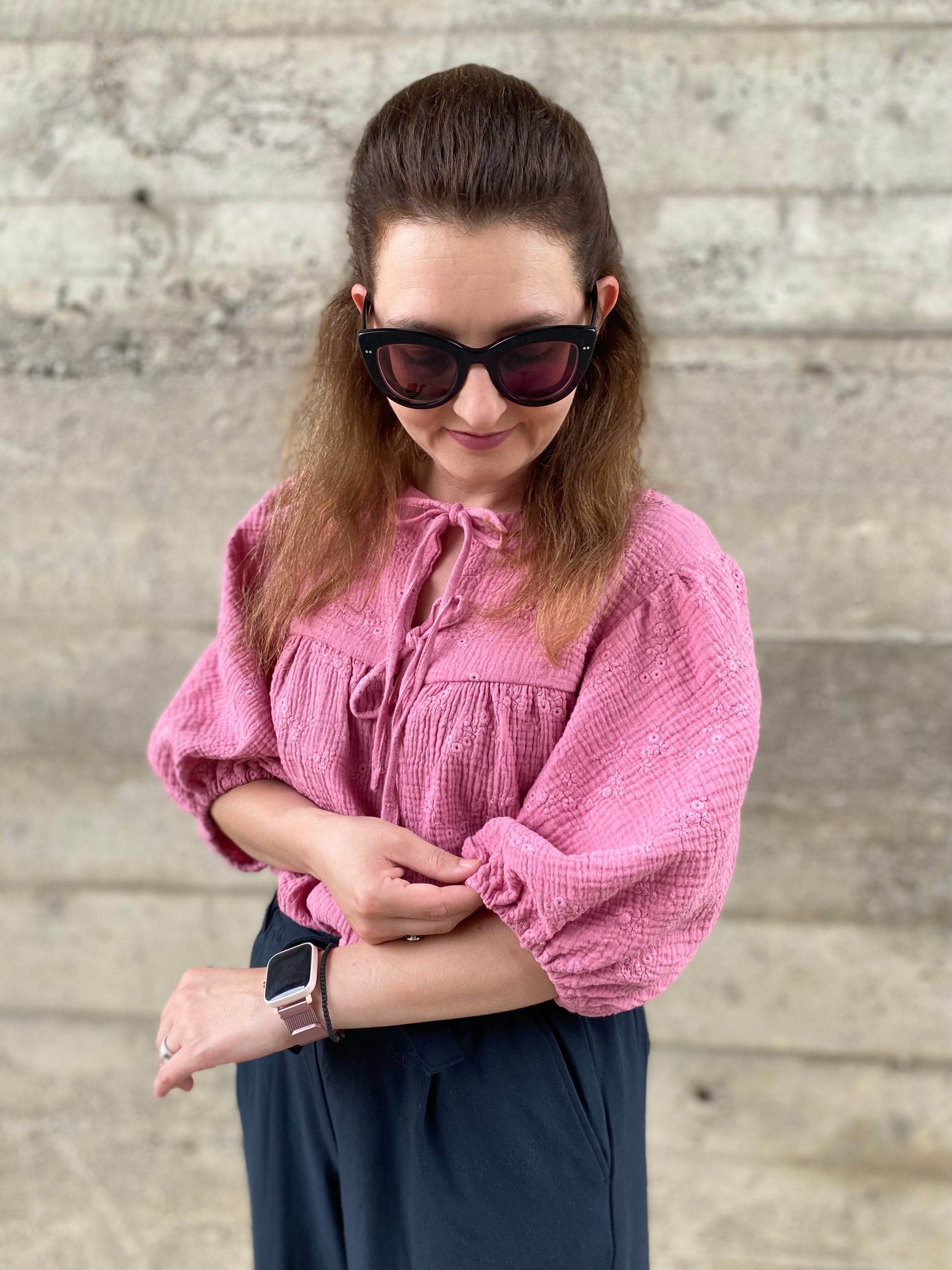 Schnittmuster Bluse POPPY - mit Puffärmeln und Variante Tunika und Kleid | Gr. 32-50 (PDF) - Sewando