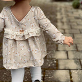 Schnittmuster Rüschenkleid Wini Maxi Gr. 104-146 - Sewando